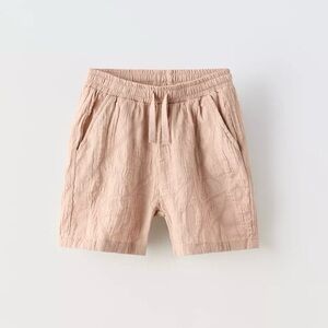ZARA Kids textured beige shorts size 2T
